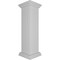 Ekena Millwork 10"W x 40"H Plain Newel Post with Peaked Capital & Base Trim (Installation kit included) NWL10X40PLP0B0 - alternate 8
